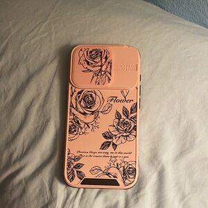 Apple Floral Rose Pink Phone Case